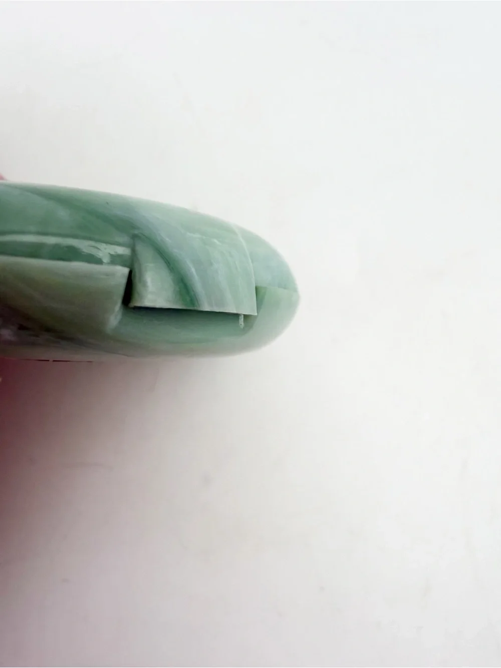 Vtg Clinique Different Blusher Different Grape Green Marble Compact .08oz New